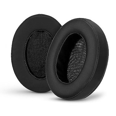 Brainwavz Replacement Earpads for ATH M50X M50BT Steelseries Arctis Pro Wireless Stealth 600 HyperX Cloud AKG SHURE Philips Many More Headphones Memory Foam Ear Pad Cushions Black Oval