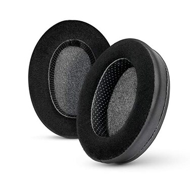 Brainwavz Hybrid Memory Foam Earpad Black PUVelour Suitable for Large Over The Ear Headphones AKG HifiMan ATH Philips Fostex