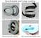 Cypher.V Headphones Replacement Ear Padsfor Bose Quietcomfort QC15 QC25 QC35 35 ii Grey