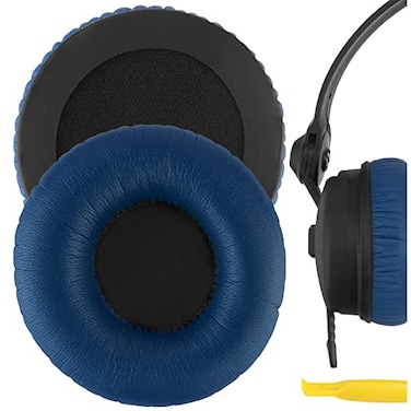 Geekria Replacement Ear Pads Compatible with Sennheiser HD25 HD25SP HD25Lite HD25Plus HD25Limited 75th Anniversary Edition Headphones Ear Cushions with Video Guide Blue
