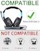 defean A50 Gen 3 Mod Kit Replacement Earpads and Headband Compatible with Astro A50 Gen 3 HeadsetEar Cushions Upgrade HighDensity Noise Cancelling Foam Added Thickness Black Breathable Fabric