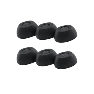 Comply TWo210C Memory Foam Replacement Earbud Tips for Jabra Elite 10 Gen 1 2 JBL Huawei Moondrop More Ultimate Comfort Secure Fit Superior Noise Isolation Black SML 3 Pairs
