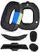 defean A50 Gen 3 Mod Kit Replacement Earpads and Headband Compatible with Astro A50 Gen 3 HeadsetEar Cushions Upgrade HighDensity Noise Cancelling Foam Added Thickness Black Silky Cool Fabric