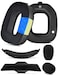 defean A50 Gen 3 Mod Kit Replacement Earpads and Headband Compatible with Astro A50 Gen 3 HeadsetEar Cushions Upgrade HighDensity Noise Cancelling Foam Added Thickness Black Silky Cool Fabric