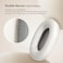 Aurivor Replacement Ear Pads Cushions for Sony XM5 Noise Canceling Headphones Premium WH1000XM5 Earpads Covers with Soft Protein Leather Optimized Memory Foam Silver