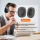 EARROCK Replacement Ear Cushions for AirPods Max 1 OverEar Headphones Mesh Fabric Covered Earpads with Memory Foam and Magnet Pink