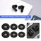 Micro Traders 3 Pairs Silicone Earbuds Ear Tips Compatible with Huawei FreeBuds Pro Earphones Soft Eartips Earpads Ear Cap Ear Plug LMS 1 Pair Each Size Black