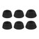 Micro Traders 3 Pairs Silicone Earbuds Ear Tips Compatible with Huawei FreeBuds Pro Earphones Soft Eartips Earpads Ear Cap Ear Plug LMS 1 Pair Each Size Black