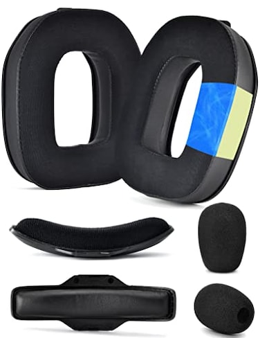 defean A40 TR Mod Kit Replacement Earpads and Headband Compatible with Astro Gaming A40 TR HeadsetEar Cushions Upgrade HighDensity Noise Cancelling Foam Added Thicknes Black Silky Cool Fabric