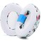 WC Freeze Hybrid Fabric Cooling Gel Replacement Earpads Compatible with HyperX Cloud Steelseries Arctis ATH M50X Turtle Beach Stealth More Comfortable Cooler for Longer 90s White