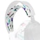 WC HeadbandZ Arctis Nova Upgraded Silicone Headband for Arctis Nova Headsets by Wicked Cushions Enhanced Flexibility Comfort and Style with Matching Earpad Designs 90s White