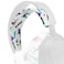 WC HeadbandZ Arctis Nova Upgraded Silicone Headband for Arctis Nova Headsets by Wicked Cushions Enhanced Flexibility Comfort and Style with Matching Earpad Designs 90s White