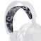 WC HeadbandZ Arctis Nova Upgraded Silicone Headband for Arctis Nova Headsets by Wicked Cushions Enhanced Flexibility Comfort and Style with Matching Earpad Designs 90s Black