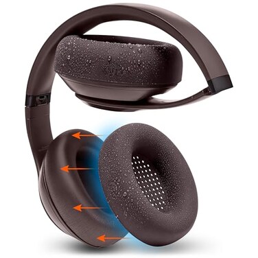 WC SweatZ Studio Pro Patented Protective Silicone Earpad Covers for Beats Studio Pro Made by Wicked Cushions Sweatproof Easily Washable Brown