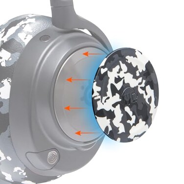 WC Side Plates for Arctis Nova Headsets by Wicked Cushions Fits Arctis Nova Pro WirelessPro WiredNova EliteNova Pro OmniNova 7 7X 7P Snow Camo