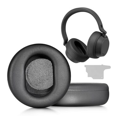 XBERSTAR Ear Pads Replacement Compatible with Microsoft Surface GEN I Headphone earpads Ear Pads for Microsoft Surface GEN II Ear Cushions Cups Black