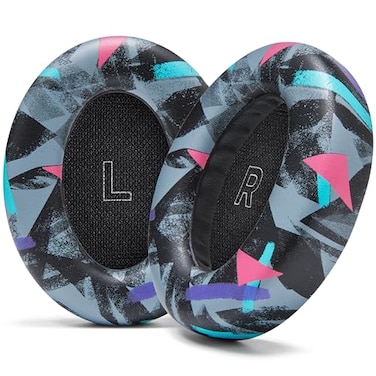 WC PadZ QC Ultra Upgraded Replacement Earpads Compatible with Bose QuietComfort Ultra Gen 1 Gen 2 by Wicked Cushions Enhanced Comfort Thickness Durability 90s Black