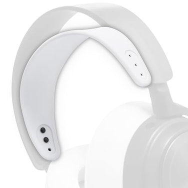 WC HeadbandZ Arctis Nova Upgraded Silicone Headband for Arctis Nova Headsets by Wicked Cushions Enhanced Flexibility Comfort and Style with Matching Earpad Designs White