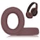 Adhiper Sweat Ear Covers for Beats Studio Pro Headphones Silicone Case Accessories Washable Sweat Proof Ear Pads Brown