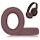 Adhiper Sweat Ear Covers for Beats Studio Pro Headphones Silicone Case Accessories Washable Sweat Proof Ear Pads Brown