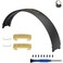 Adhiper Studio 3 Replacement Headband Hinge Replacement for Beats Studio3 HeadphoneDurable Parts Accessories Repair Kit SetGray Gold