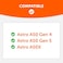 WC Mod Kit A50 Cooling Gel Earpads Headband Replacement for Astro A50 Gen 4 Gen 5 A50X by Wicked Cushions Enhanced Comfort Cooling Durability Geo Grey