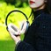 Earrock Ear Cushion Pads for AirPods Max Earpads Replacement with Protein Leather Memory Foam and Magnet Gorgeous and Luxury Style with White Gilding Pattern