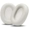WC PadZ XM6 Premium Replacement Earpads Compatible with Sony WH1000XM6 Headphones by Wicked Cushions Enhanced Comfort Durable PU Leather Sound Isolation Platinum Silver