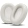 WC PadZ XM6 Premium Replacement Earpads Compatible with Sony WH1000XM6 Headphones by Wicked Cushions Enhanced Comfort Durable PU Leather Sound Isolation Platinum Silver
