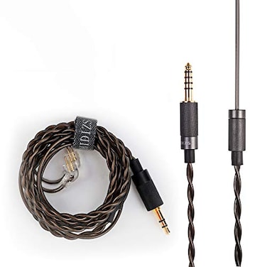 Hidizs BL44 Replacement Audio Upgrade Cable Detachable Earphone Cable 44mm Plug Headphone Balanced Cord 2 Pin 078mm IEM Cable for MS4 MS2 MS1 KZ ES4 ZSR ZST ZSR ED16 ZS10 Headphones 44mm