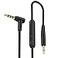 Cypher.V CypherV Replacement Aux Extension Cable Cord Wirefor Bose QuietComfort QC25 QC35 Sound Link SoundTrue On Ear Headphones with in Line Mic Volume Control Black