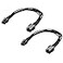 Cable Matters 2Pack 6 Pin PCIe Extension Cable 10 Inches PCIe Power Extension