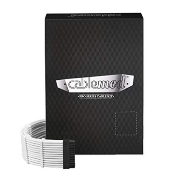 CableMod ESeries Pro ModFlex Sleeved Cable Kit for EVGA GG PP T White