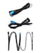 SilverStone Black Sleeved PSU Cable for One PCIE 8pin 62 and One PCIE 8pin 62 PP06B2PCIE70
