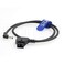 Eonvic 12V VMount DTap to 21x55mm DC Barrel Power Cable for Atomos Shogun Monitor Right Angle DC Cable