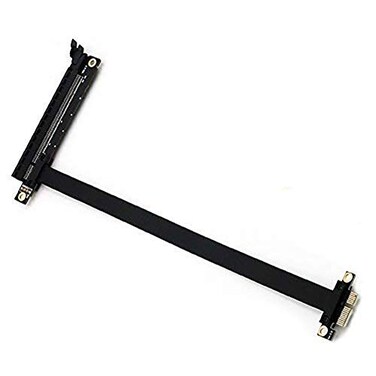 HLT PCIe PCI Express 1X to 16X Extension Cable with GoldPlated Connector 20cm