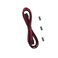 CableMod ESeries Classic ModMesh Sleeved 8pin PCIe Cable for EVGA GG PP T Black Red 60cm