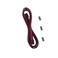 CableMod ESeries Classic ModMesh Sleeved 8pin PCIe Cable for EVGA GG PP T Black Red 60cm