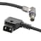 LANZYKU 2Pin RightAngled to DtapPtap Power Cable for TeradekSMALLHDARRIREDTILTAParalinxPrestonHollywoodSwitronixPanasonic 173 inches