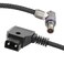 LANZYKU 2Pin RightAngled to DtapPtap Power Cable for TeradekSMALLHDARRIREDTILTAParalinxPrestonHollywoodSwitronixPanasonic 173 inches