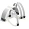 LINKUP AVA 30cm PSU Cable Extension Sleeved Custom Mod GPU PC Braided wComb Kit 1 x 24 P 204 1 x 8 P 44 CPU 2 x 8 P 62 GPU Set 300mm White