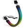 Sirlyr RGB 8 Pin PCIE CableBright ARGB GPU Cables Extension for RTX 3060 4060 4070 Radeon RX 6600 580 Graphics Card Power Supply 5V3Pin PC Case Accessory Black