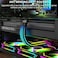 Sirlyr RGB 8 Pin PCIE CableBright ARGB GPU Cables Extension for RTX 3060 4060 4070 Radeon RX 6600 580 Graphics Card Power Supply 5V3Pin PC Case Accessory Black