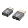 NFHK 2pcsSet Compatible Micro HDMI Female to Mini Male HDMI 14 Male Adapter 4K60hz