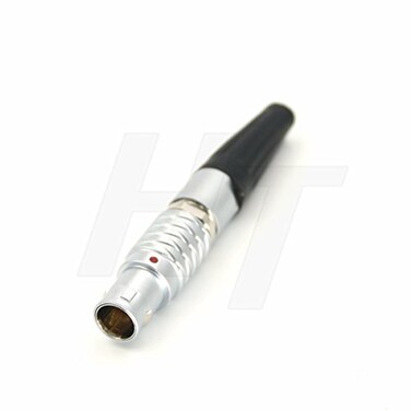HangTon Connect HangTon FGG 2 Pin 0B Connector Circular Push Pull Cable Plug Male Contact for ARRI RED DSMC Teradek SmallHD Tilta RS3 Camera Monitor EVF Gimbal Power 2P Plug