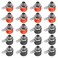 WMYCONGCONG 20 PCS 4mm Banana Female Socket Jack Mount Connectors for Banana Plugs Amplifier Terminal Binding Post