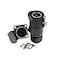 HangTon Connect HangTon LP20 3 Pin Waterproof Connector Quick Disconnect High Voltage 30 Amp Power Bulkhead Male Cable Plug Female Panel Socket