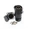 HangTon Connect HangTon LP20 3 Pin Waterproof Connector Quick Disconnect High Voltage 30 Amp Power Bulkhead Male Cable Plug Female Panel Socket