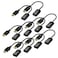 Moread 4K DisplayPort DP to HDMI Adapter 10 Pack UniDirectional GoldPlated Display Port Computer to HDMI Screen Converter Male to Female Compatible with HP Dell Lenovo More Passive Black