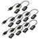 Moread 4K DisplayPort DP to HDMI Adapter 10 Pack UniDirectional GoldPlated Display Port Computer to HDMI Screen Converter Male to Female Compatible with HP Dell Lenovo More Passive Black